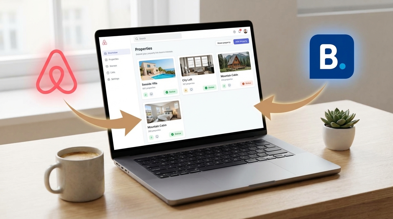 Interface d'import automatique Airbnb et Booking
